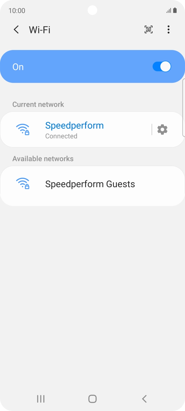 Press the Home key to return to the home screen.