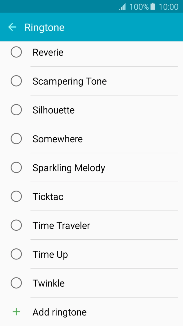 Press Add ringtone.