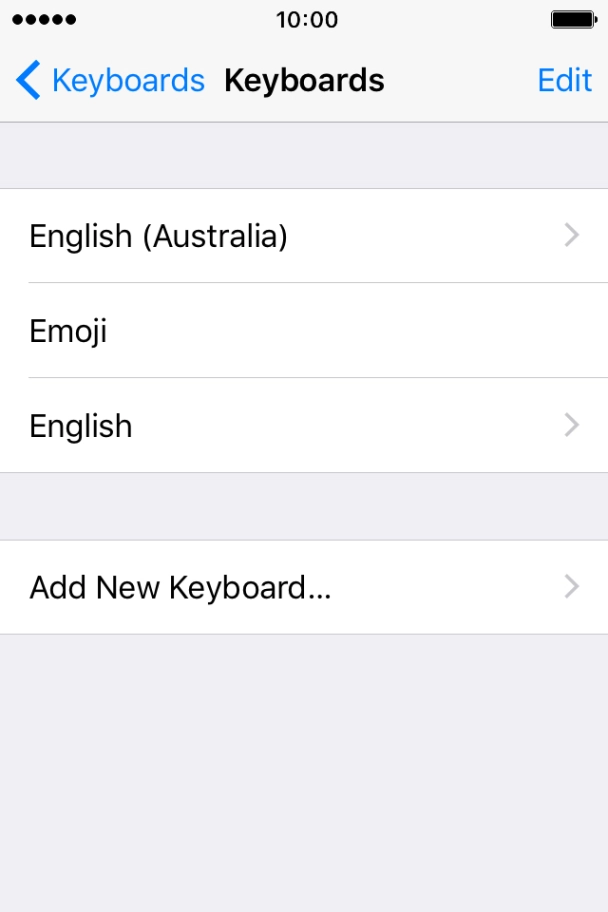 Press the Home key to return to the home screen.