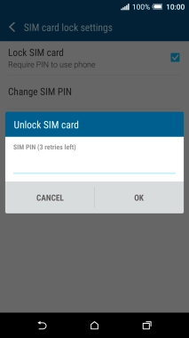 Key in your PIN and press OK. Key in your PIN and press OK.
