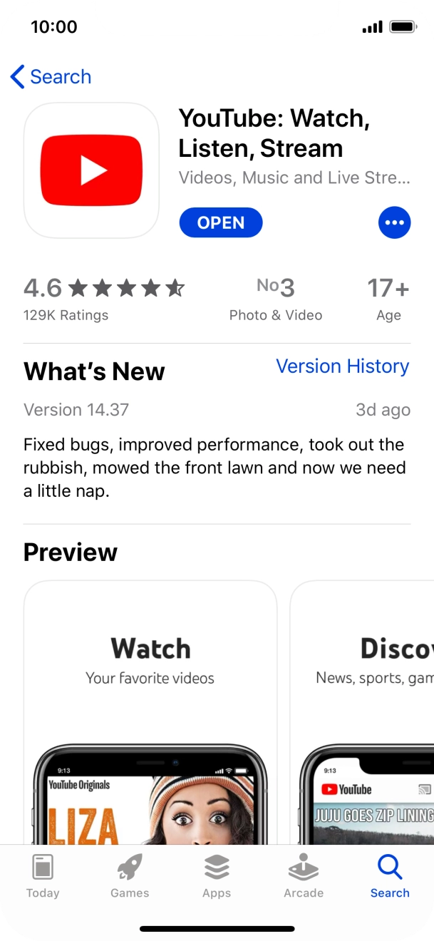 Slide your finger upwards starting from the bottom of the screen to return to the home screen.