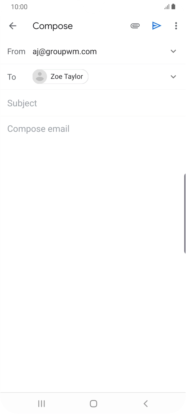 Press Subject and key in the required subject.