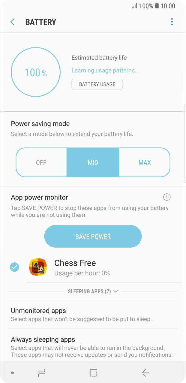 Press the Home key to return to the home screen. Press the Home key to return to the home screen.