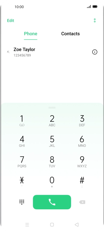 Press the menu icon. Press the menu icon.