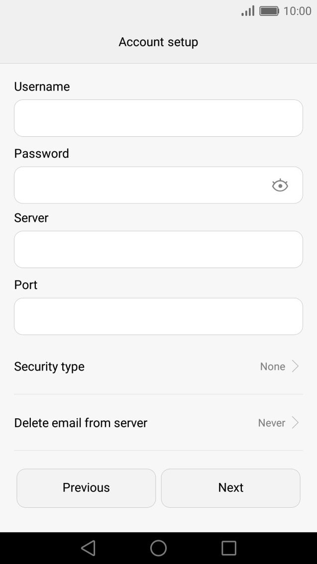 Press the drop down list below Press the drop down list below