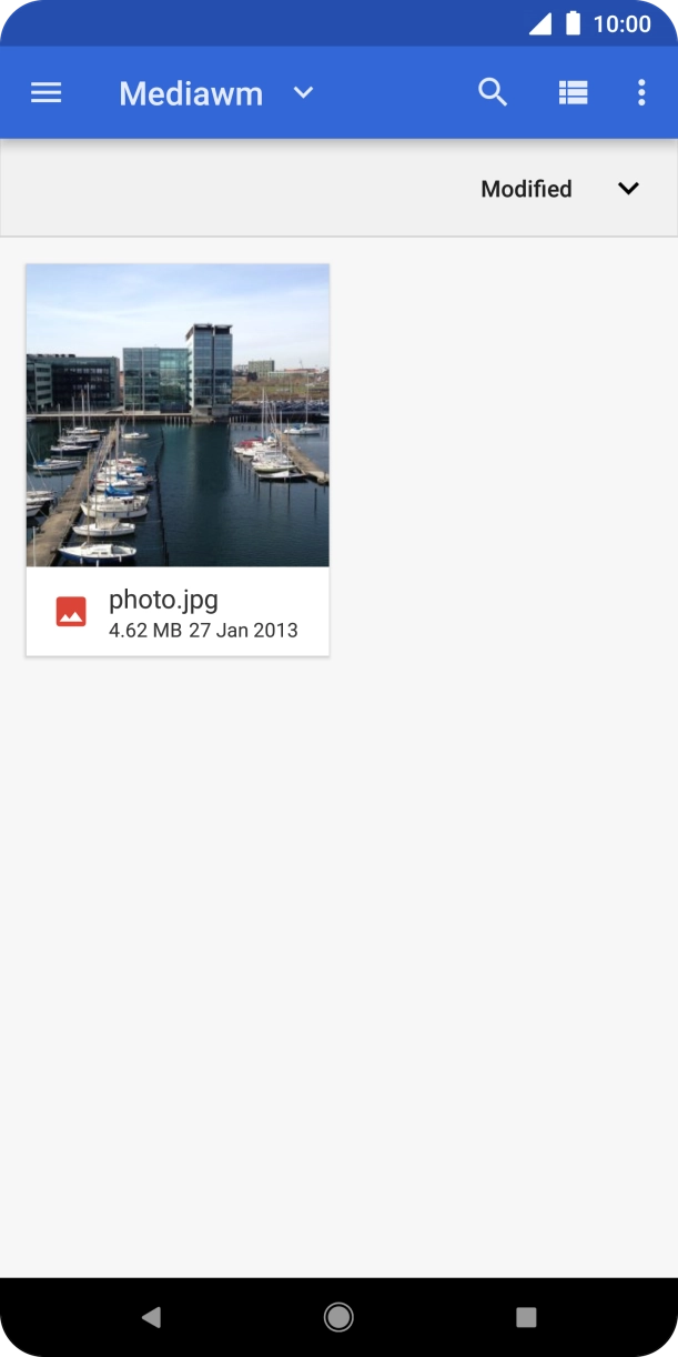 Press the required picture.
