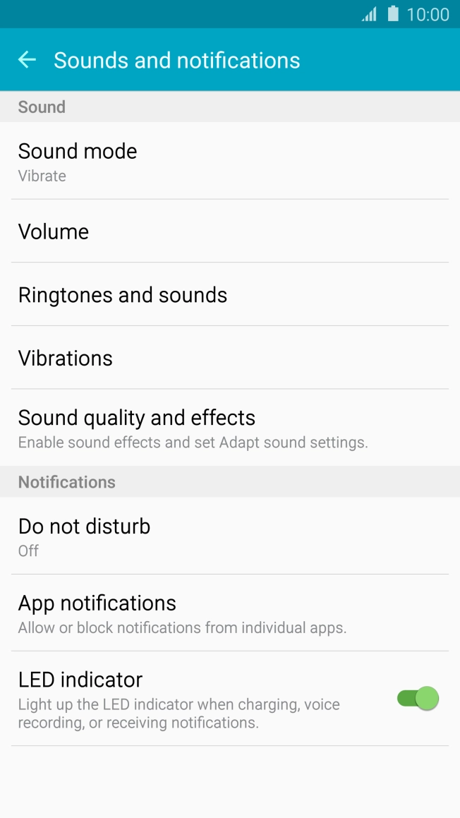 Press Ringtones and sounds.