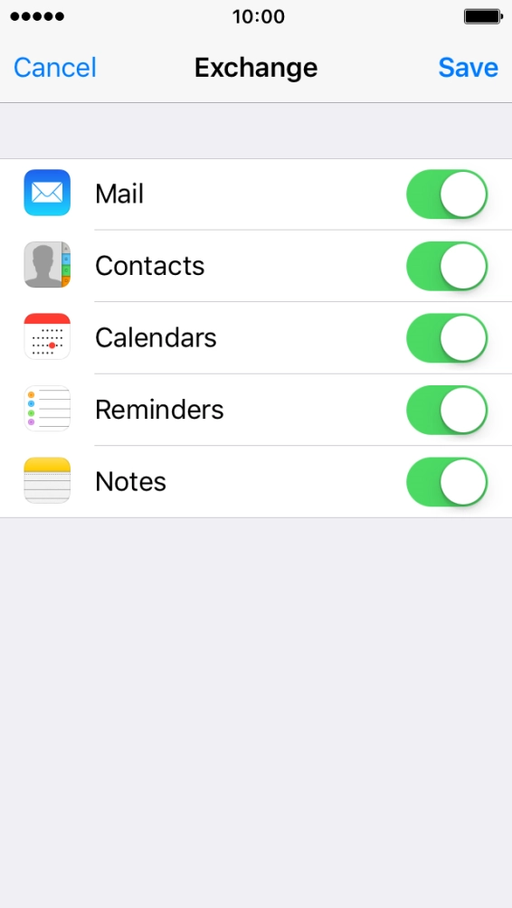 If this screen is displayed, you email account has been recognised and set up automatically. Follow the instructions on the screen to key in more information and finish setting up your phone.