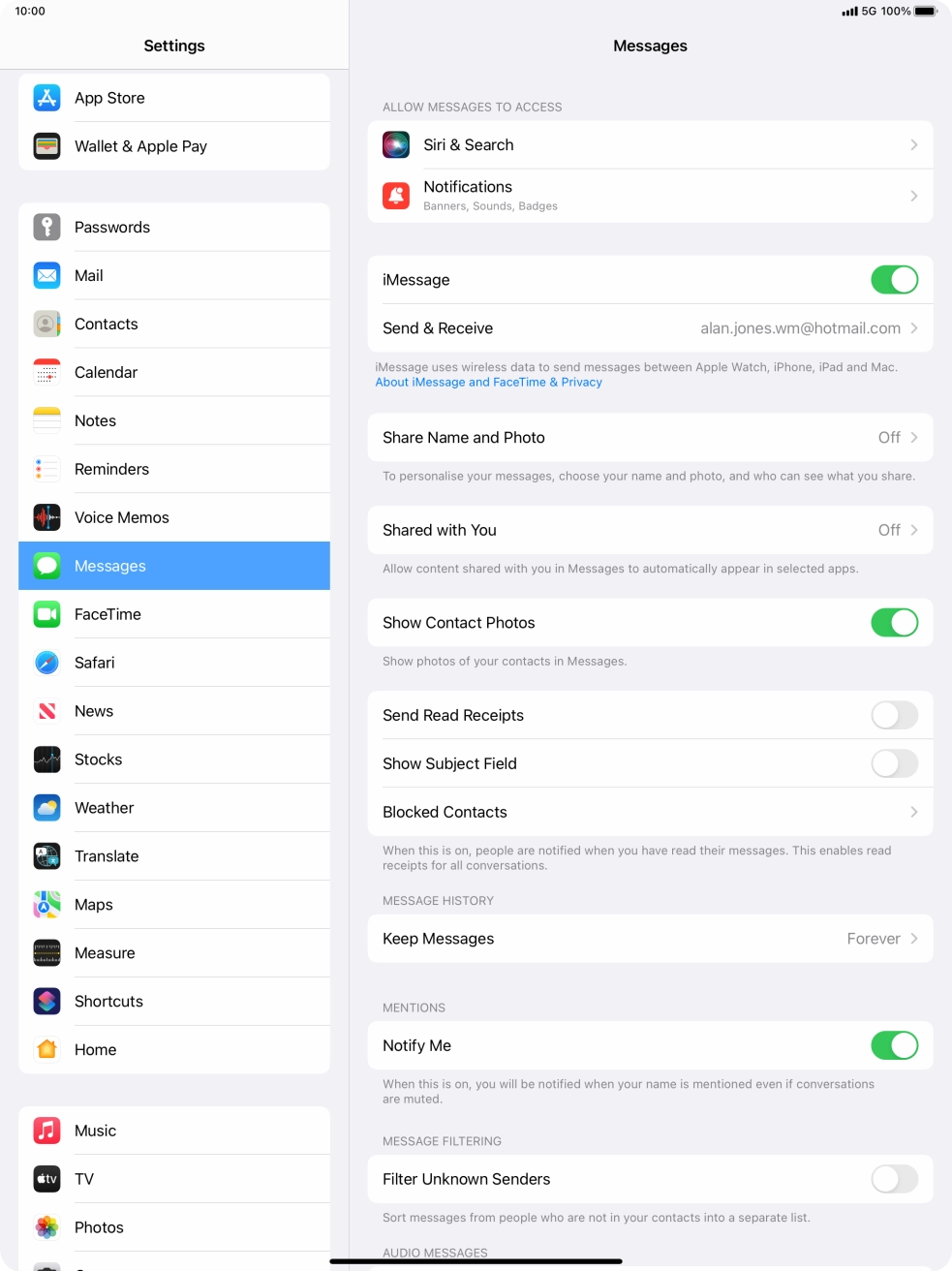 Slide your finger upwards starting from the bottom of the screen to return to the home screen.