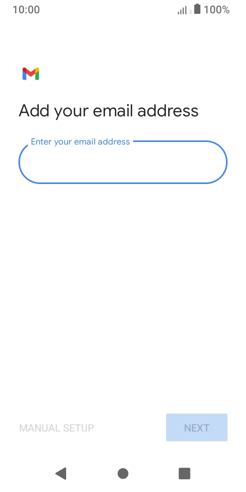 Press the field below 