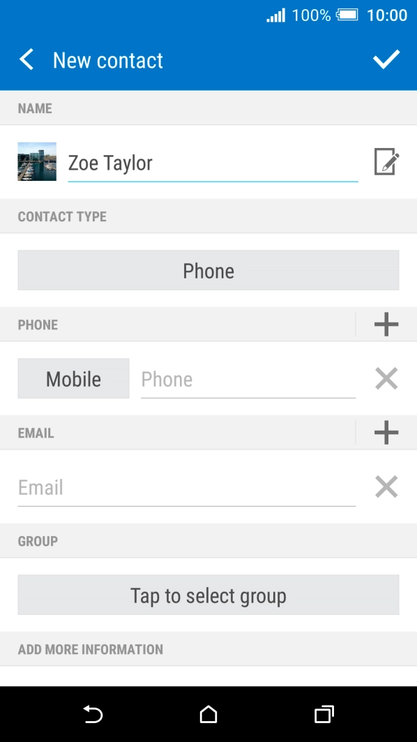 Press Phone and key in the required phone number.