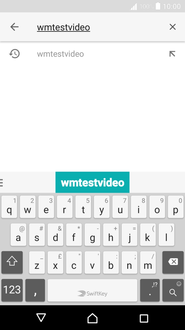 Key in the required search word and press the search icon.