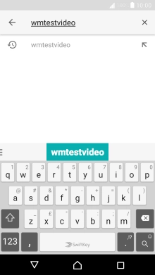Key in the required search word and press the search icon.