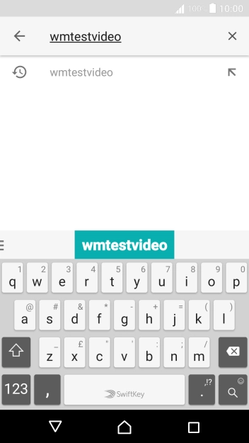 Key in the required search word and press the search icon.