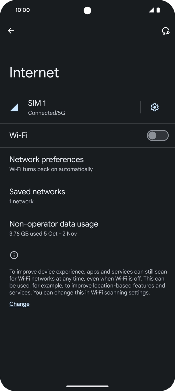 Press the indicator to turn on the function.