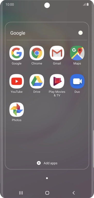 Press Gmail. Press Gmail.