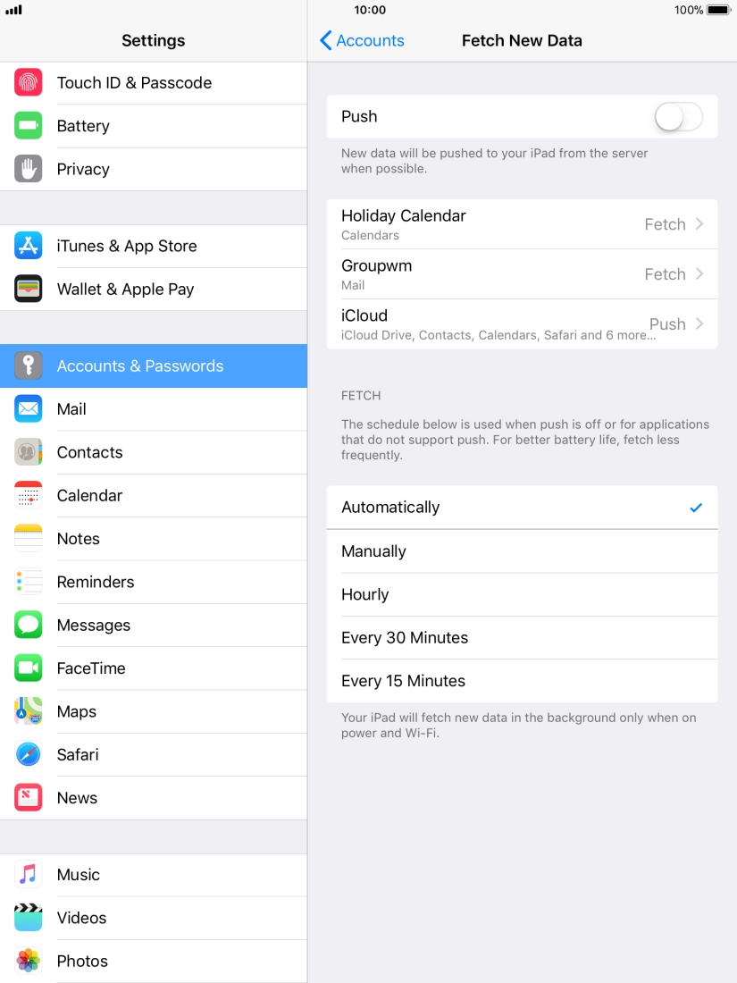If you turn off the function, press the required setting. If you turn off the function, press the required setting.
