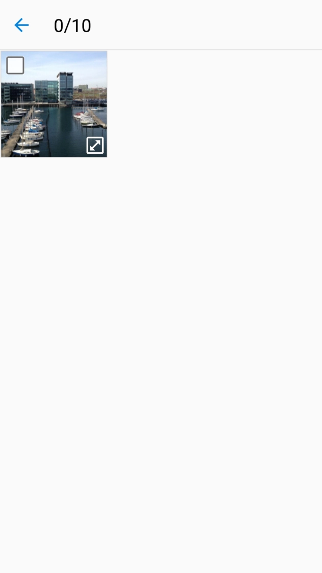 Press the required picture.