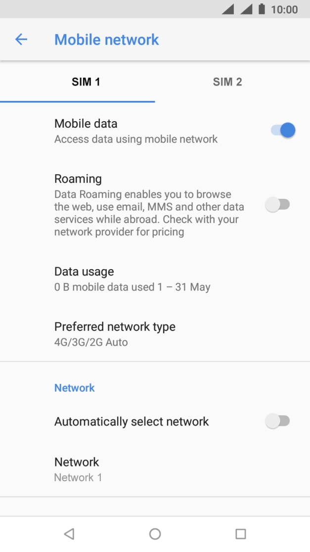 Press the indicator next to Press the indicator next to