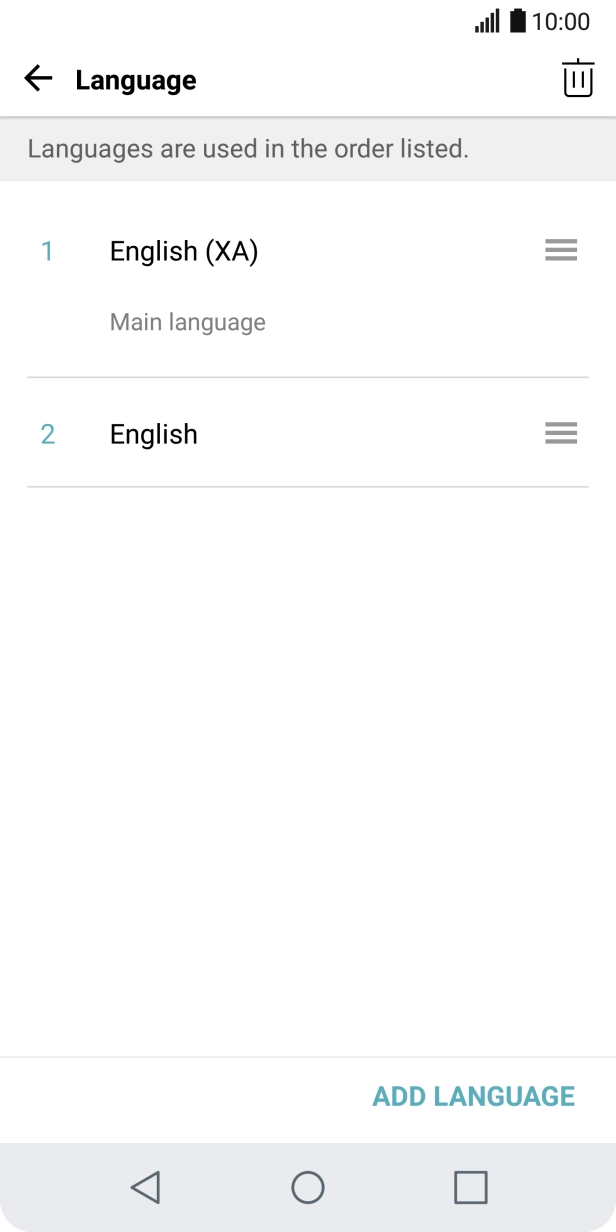 Press the Home key to return to the home screen.