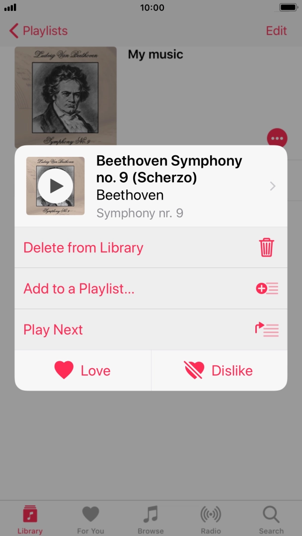 Press the required function and follow the instructions on the screen to use the selected function.