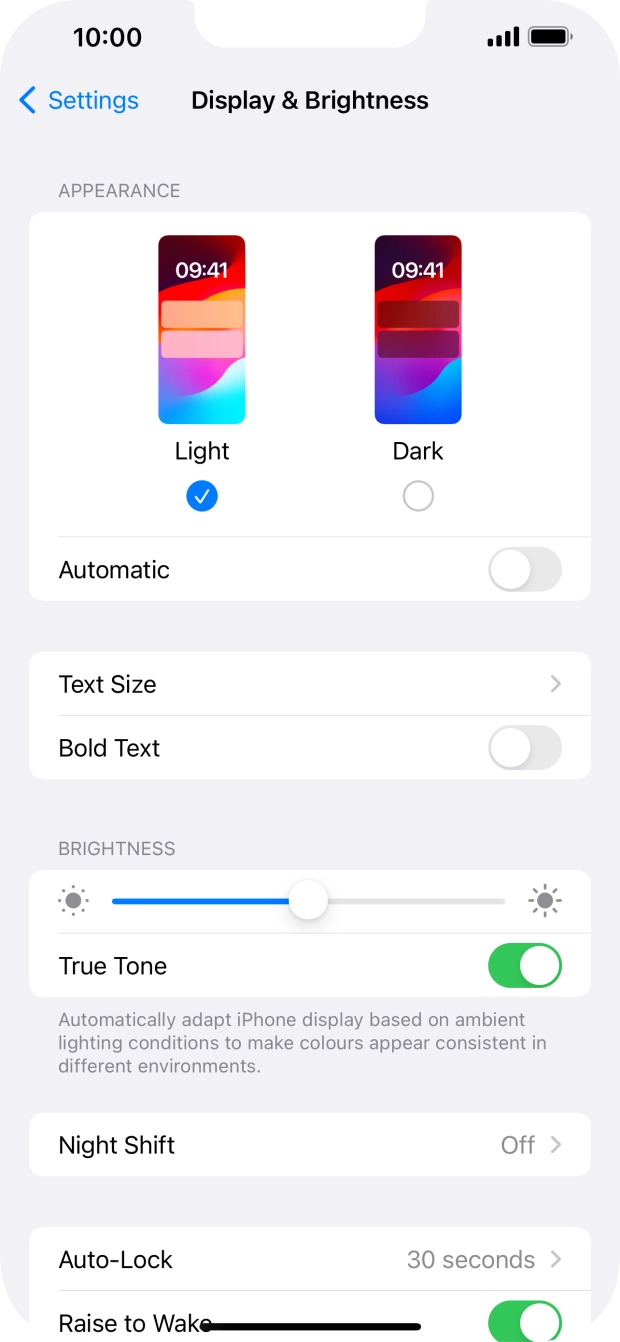 Press Dark. Press Dark.