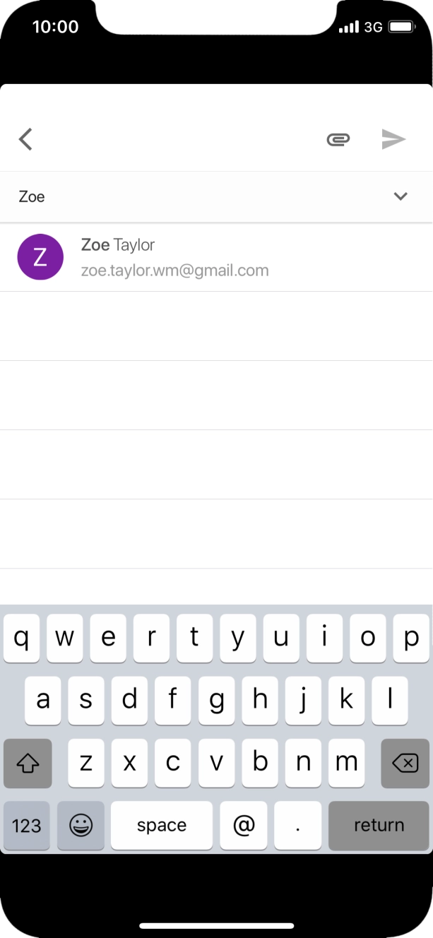 Press the required contact. Press the required contact.