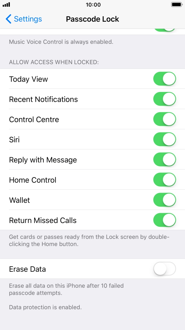 Press the indicator next to Press the indicator next to