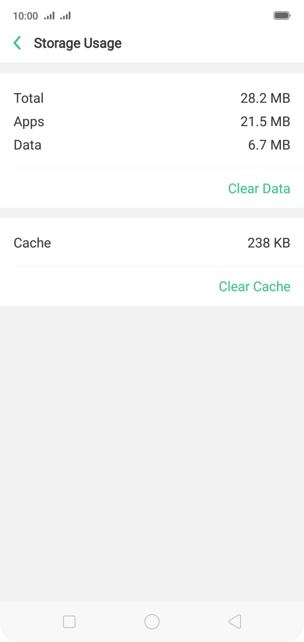 Press Clear Cache. Press Clear Cache.