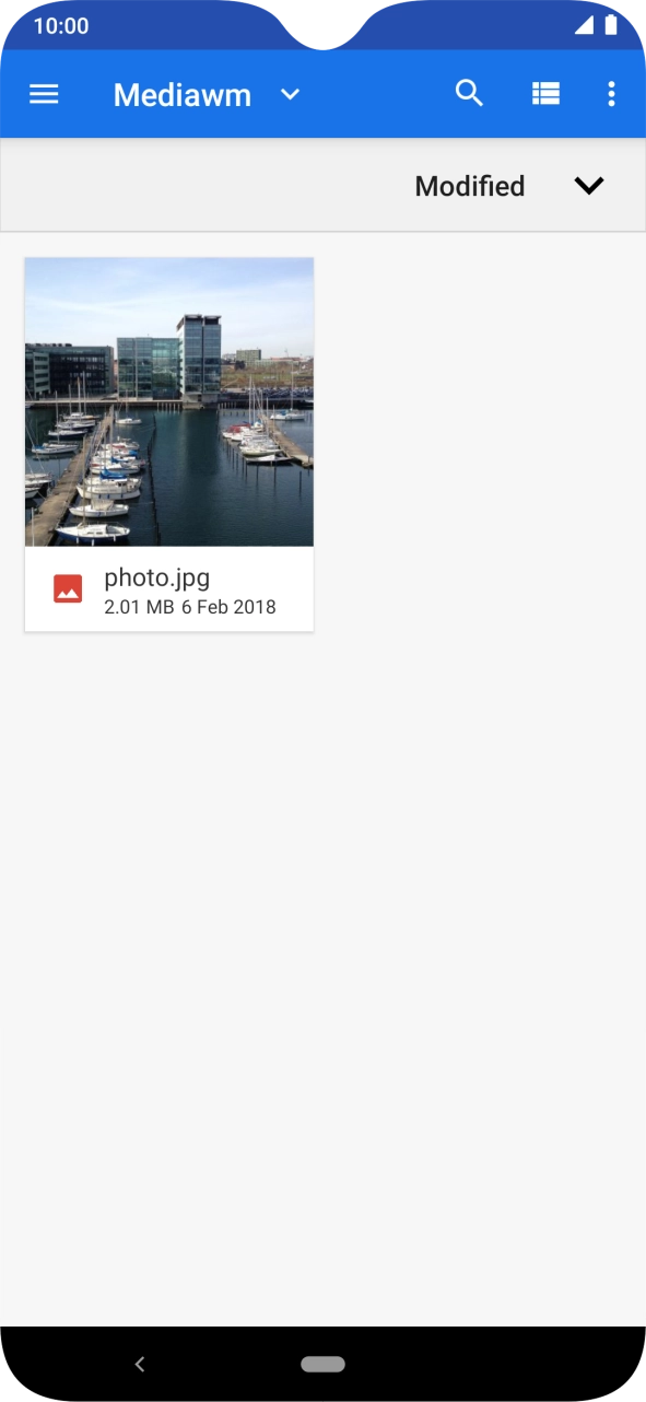 Press the required picture.