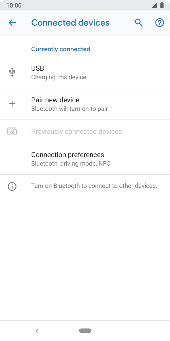 Press Connection preferences.