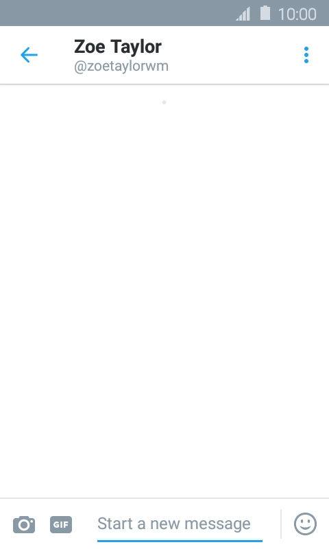 Press the text input field.