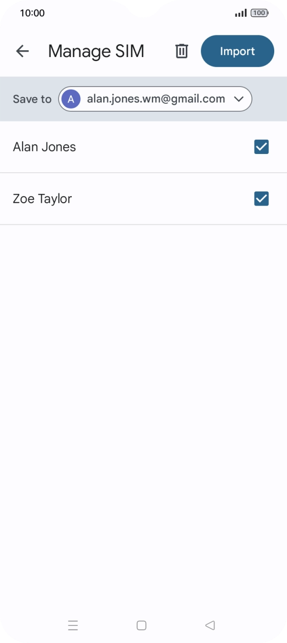 Press the drop down list next to 
