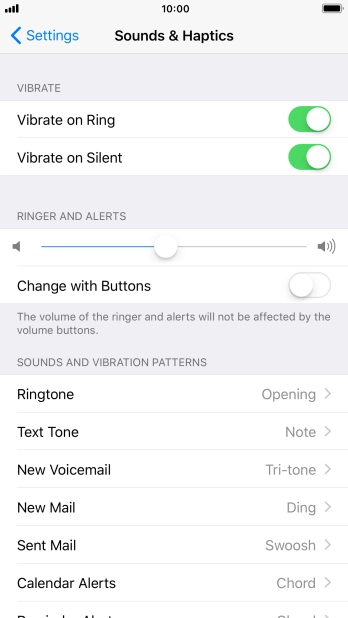 Press the indicator next to Press the indicator next to