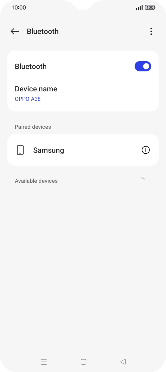 Press the Home key to return to the home screen.