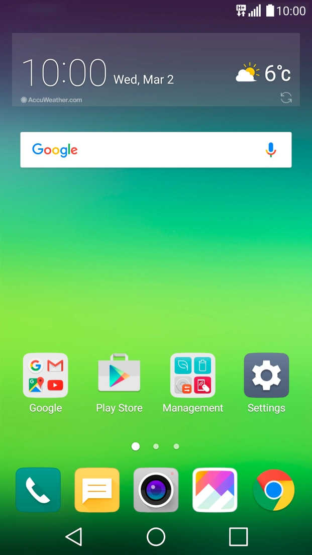 The network mode icon shows the network mode currently used by your phone.