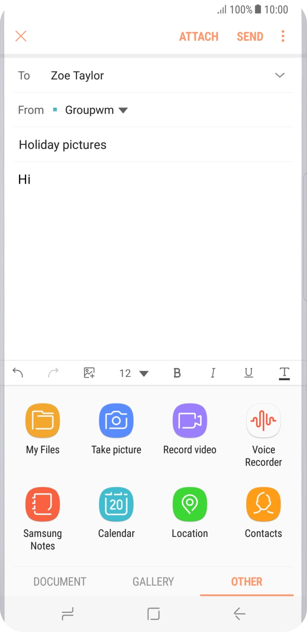 Press My Files and go to the required folder.
