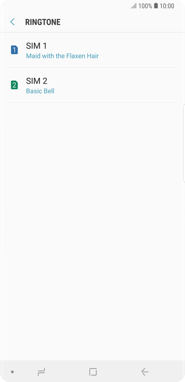 Press the Home key to return to the home screen.