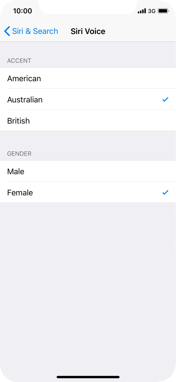 Press the required accent.