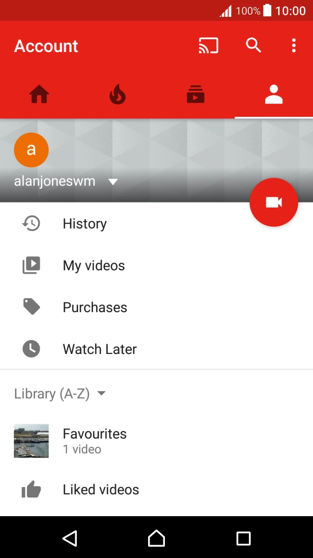 Press the upload icon and go to the required folder.