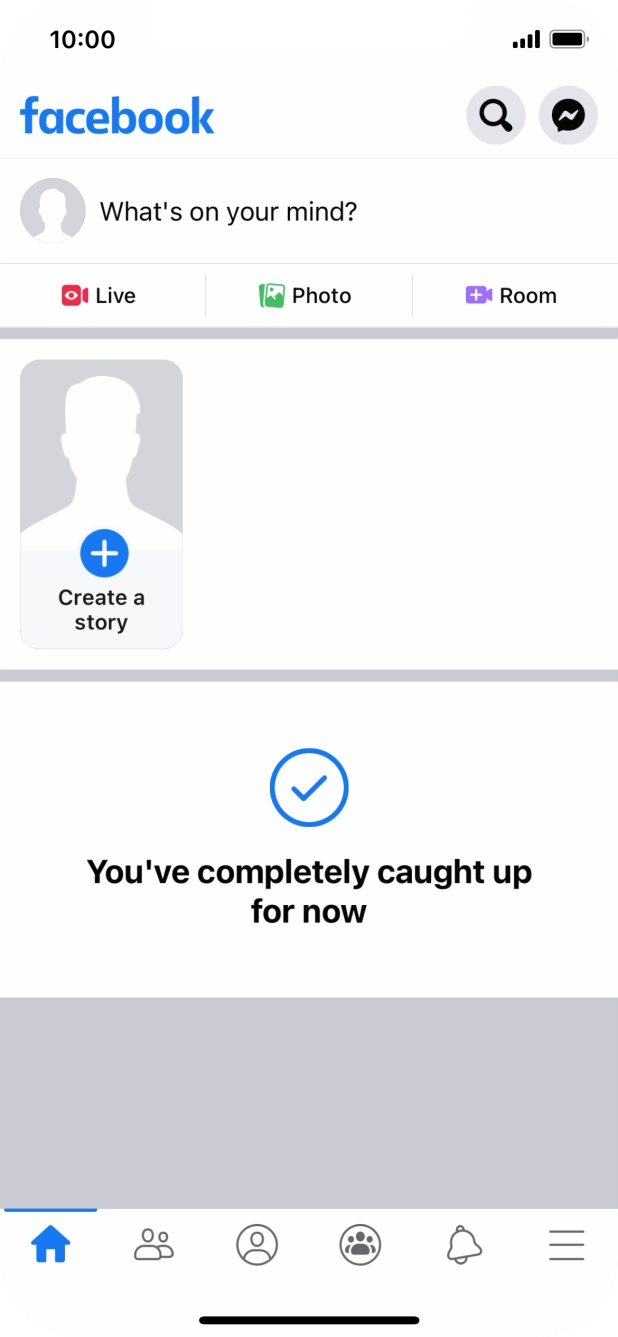 Press the text input field. Press the text input field.