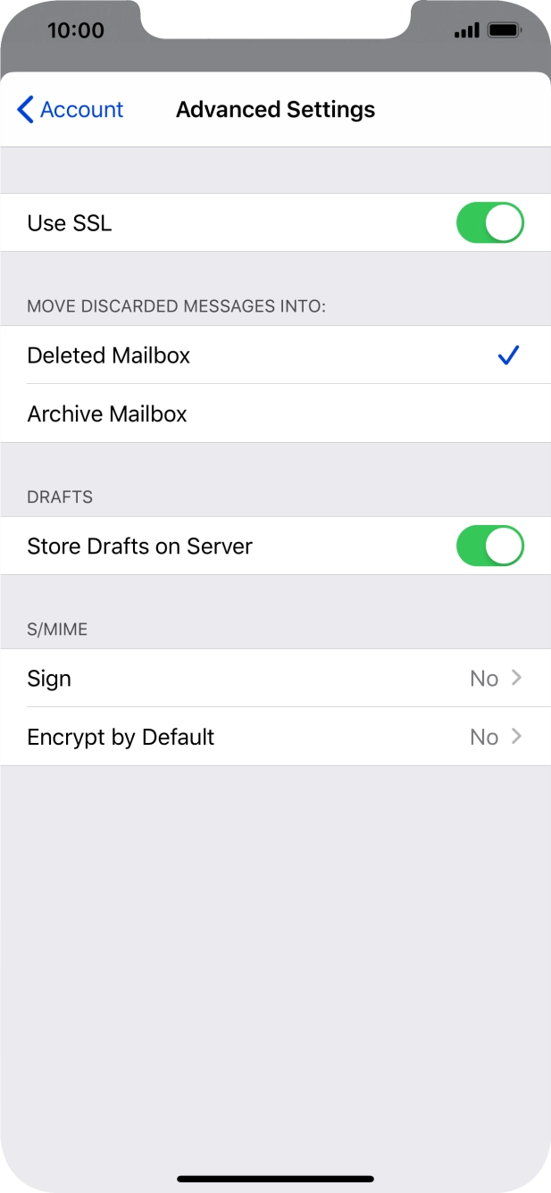 Press the indicator next to Press the indicator next to
