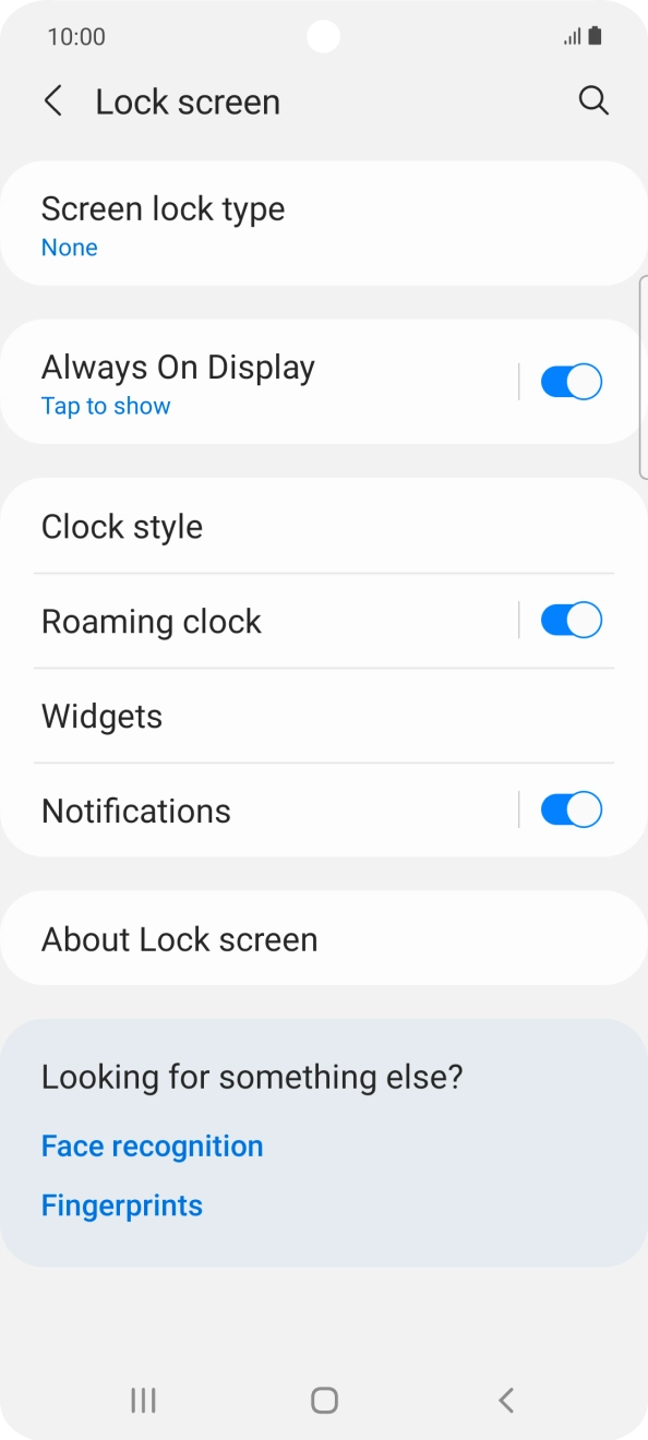 Press the Home key to return to the home screen.