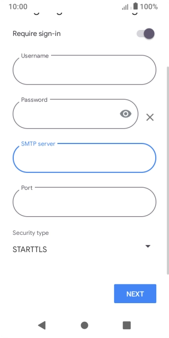 Press the field below Press the field below