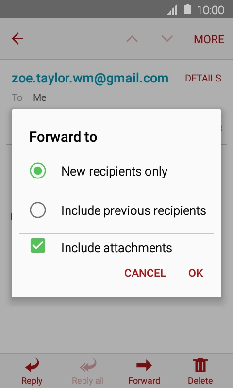 Press New recipients only.