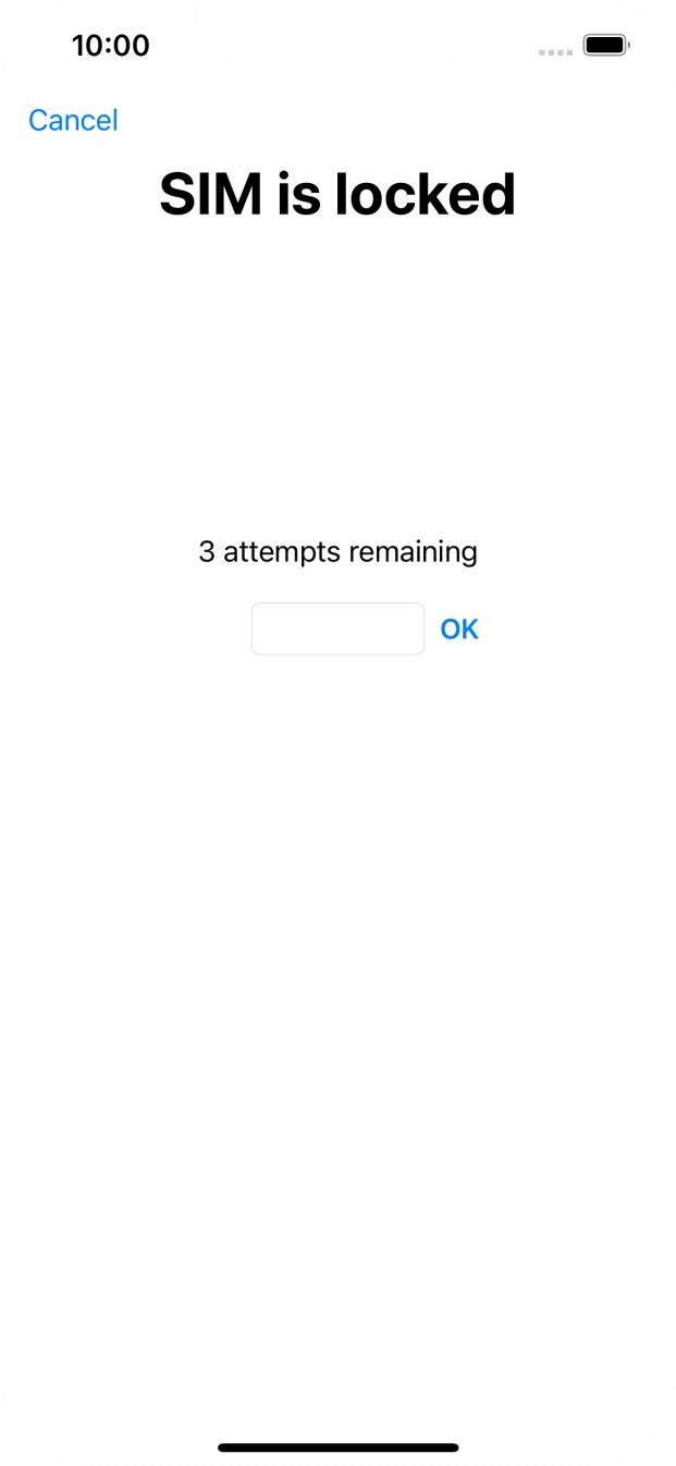 If your SIM is locked, key in your PIN and press OK. If your SIM is locked, key in your PIN and press OK.