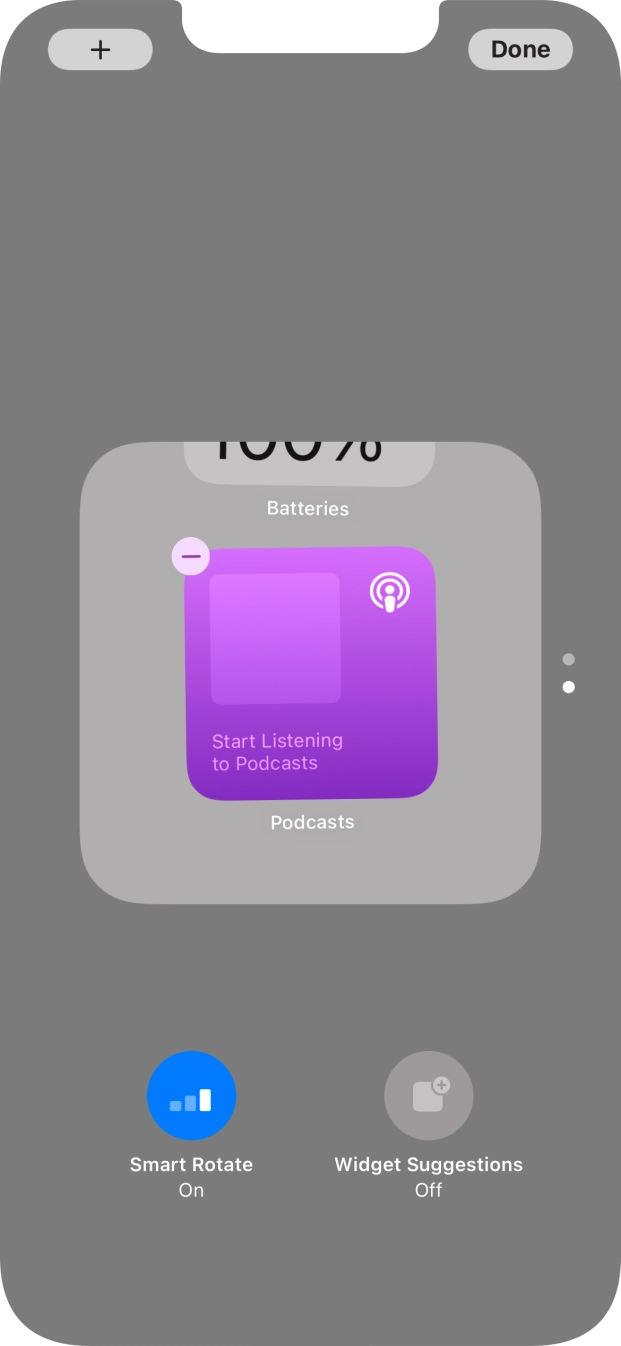 Press Smart Rotate to turn the function on or off.
