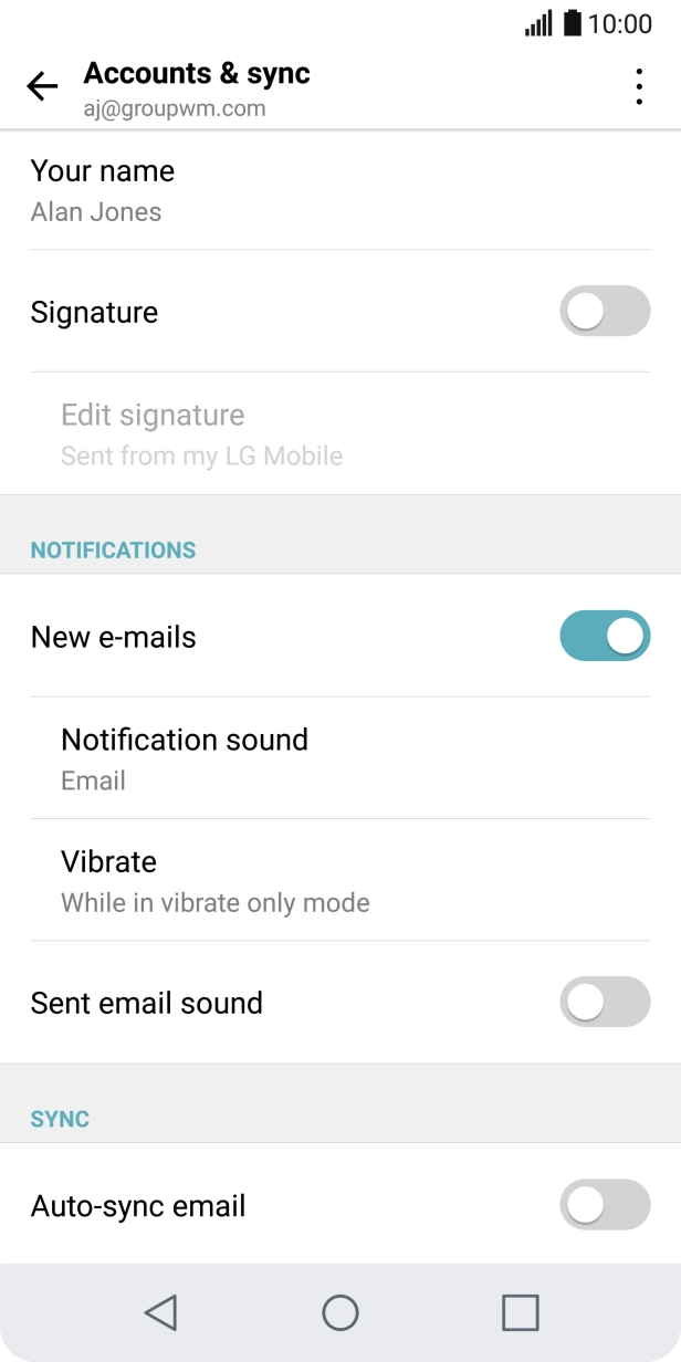 Press the indicator next to Press the indicator next to