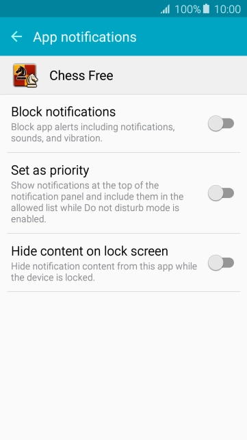 Press the indicator next to Press the indicator next to
