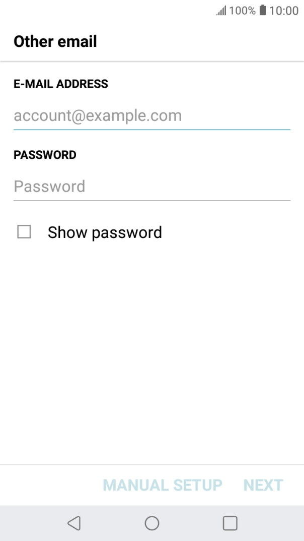 Press the field below 
